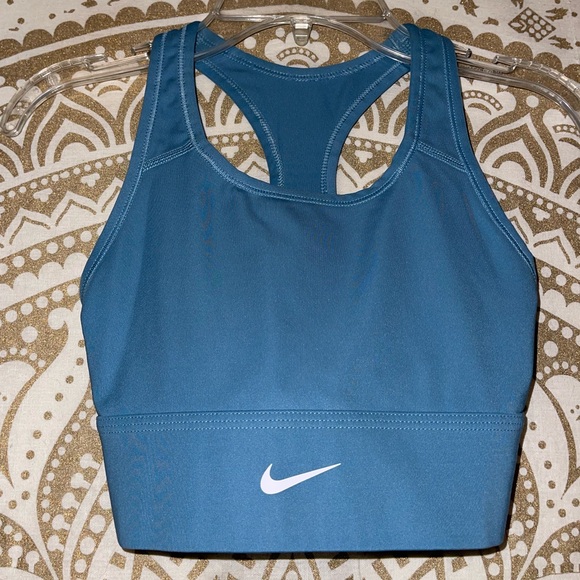 “NIKE” WOMEN’S RAZORBACK SPORTS BRA IN A BEAUTIFUL TEAL COLOR, LADIES SIZE XS - Picture 3 of 4
